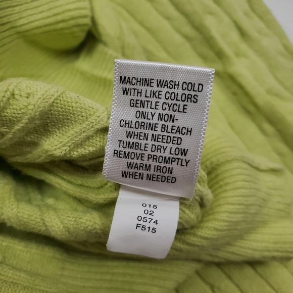merona xl apple green knit sweater ( 5 for $20 ) - Picture 7 of 8